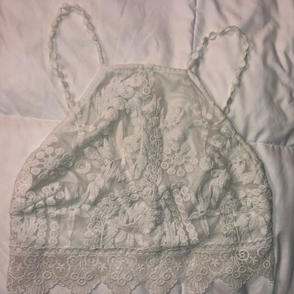White Crop Top